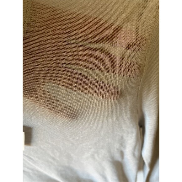 LL Bean Signature Womens Small Linen Modal Crew Lightweight Sweater Blouse Top - Picture 6 of 9